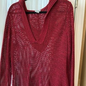 Chico’s Red Sweater Size 2